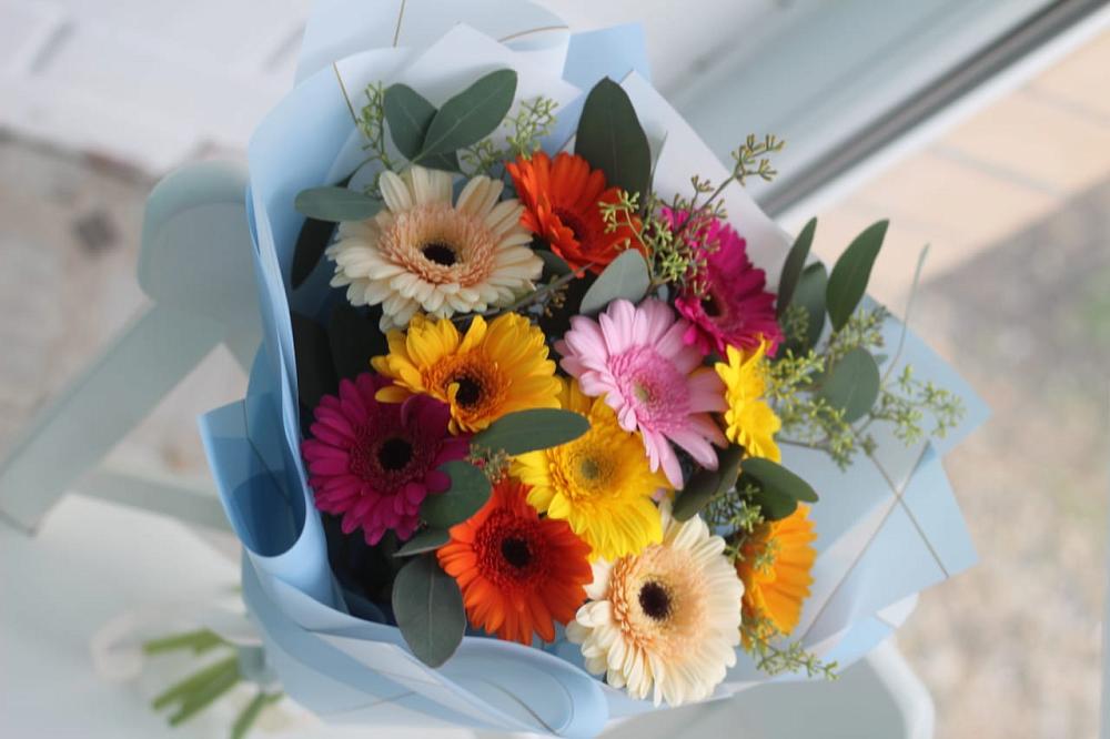 Букет цветов из: Герберы в Левошево