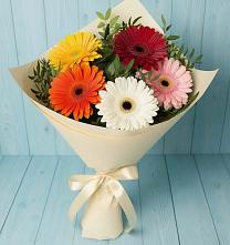Букет цветов из:  Герберы в Левошево