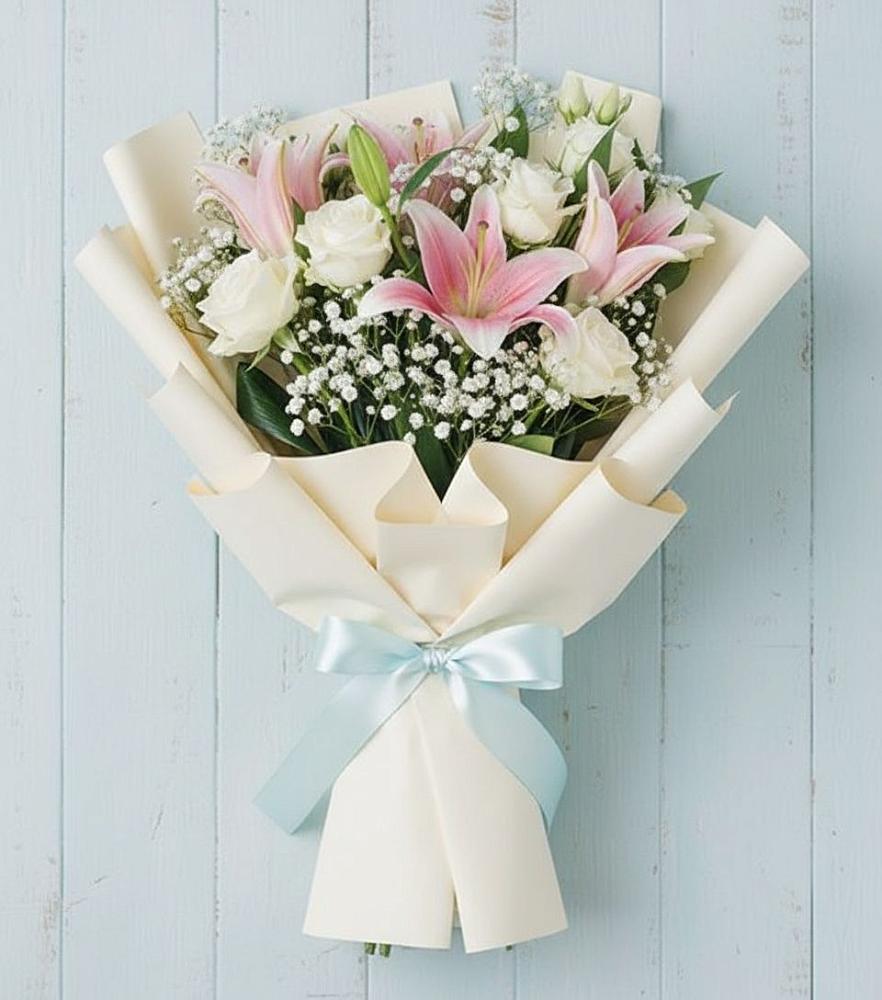 Букет цветов из: Лилии в Левошево