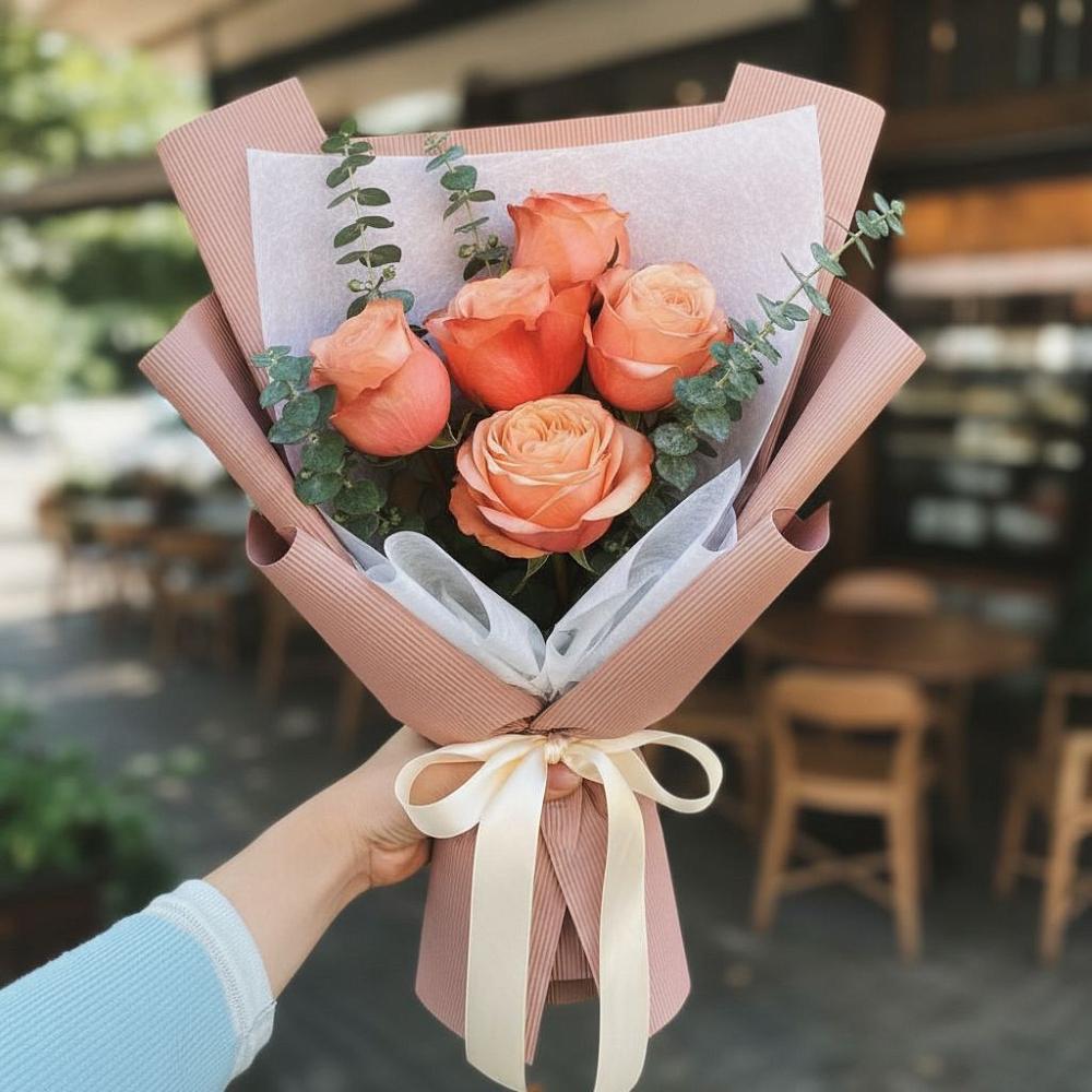 Букет цветов из: Розы в Левошево