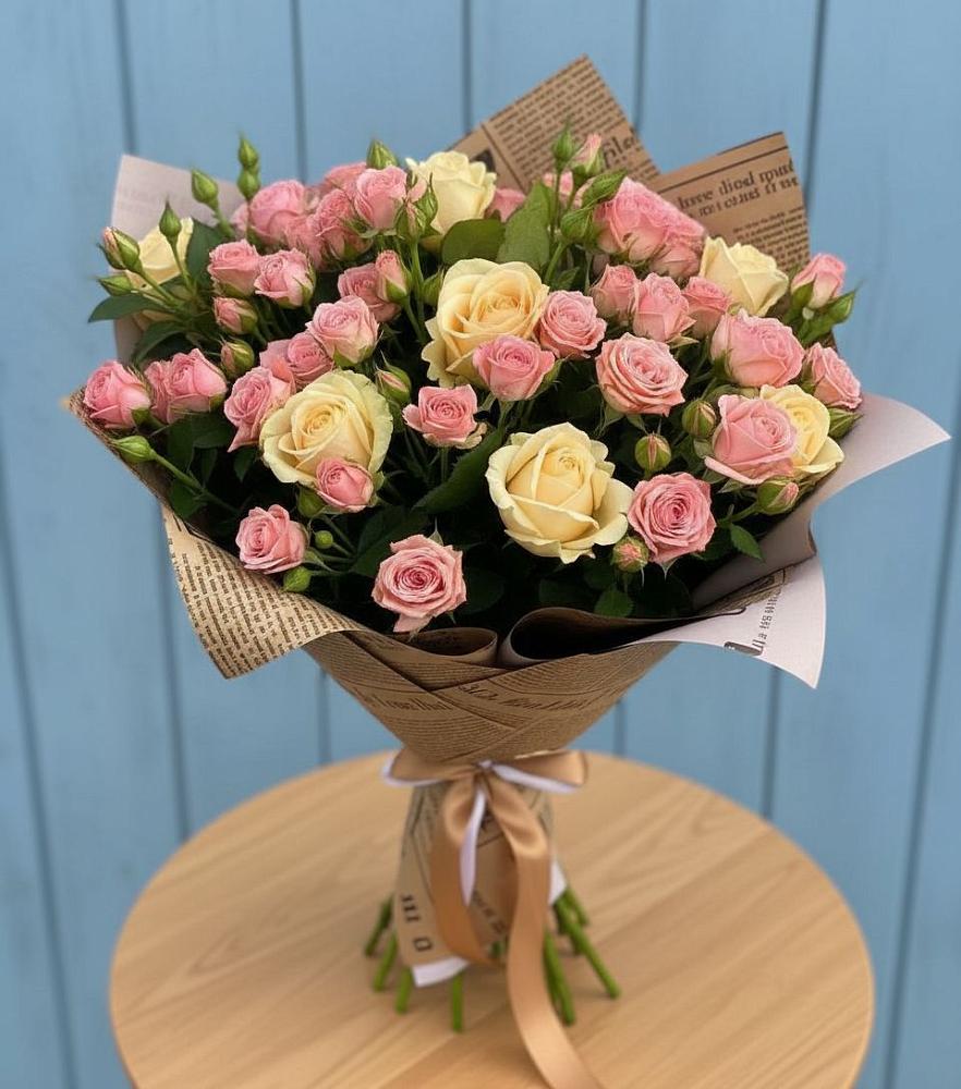 Букет цветов из: Розы в Левошево