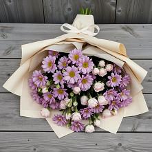 Букет цветов из:  Розы и Хризантемы #REPLACE_PRED# Левошево
