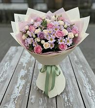 Букет цветов из:  Розы и Хризантемы #REPLACE_PRED# Левошево