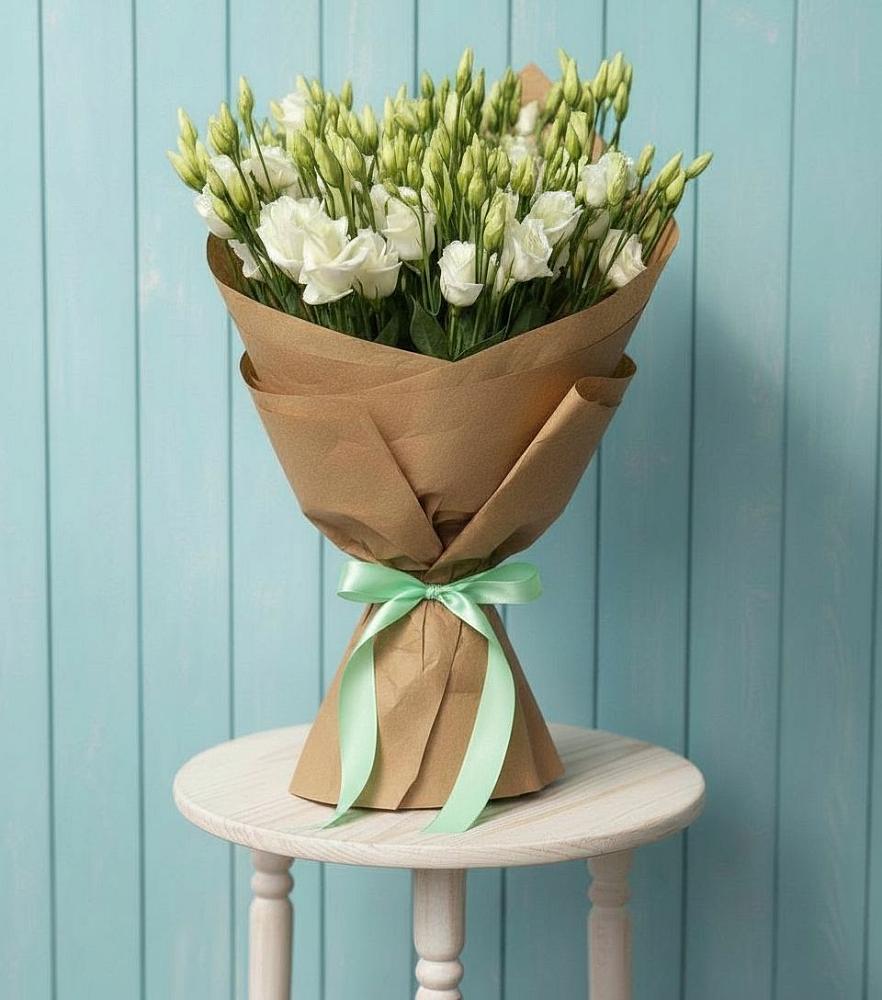 Букет цветов из: Лизиантусы в Левошево