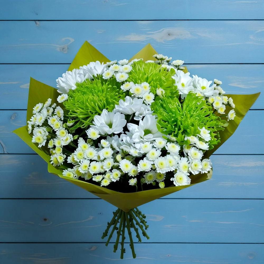 Букет цветов из: Хризантемы в Левошево