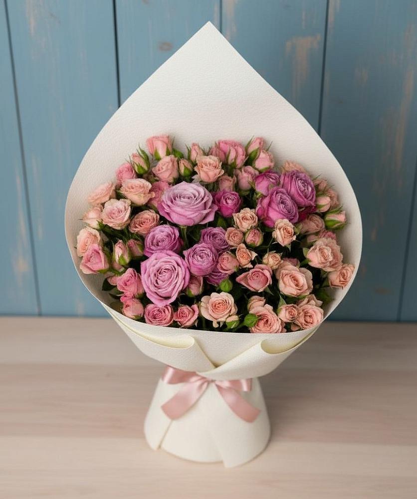 Букет цветов из: Розы в Левошево
