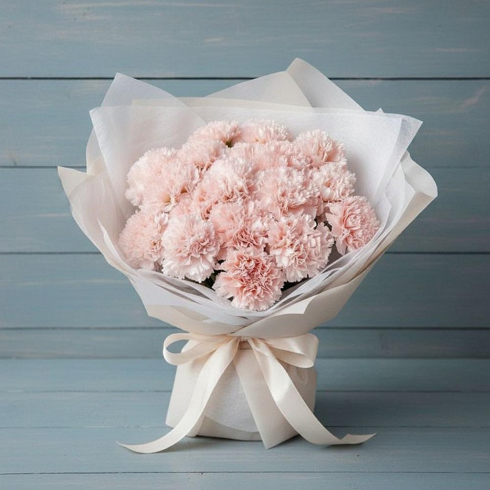 Букет цветов из: Гвоздики в Левошево