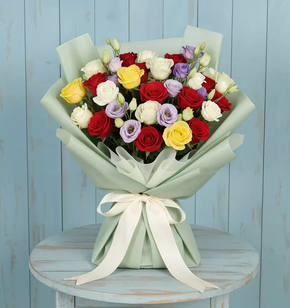 Букет цветов из: Розы в Левошево