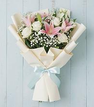Букет цветов из:  Лилии в Левошево